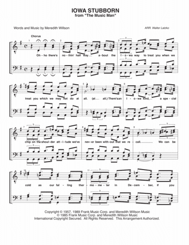 Iowa Stubborn (arr. Walter Latzko)