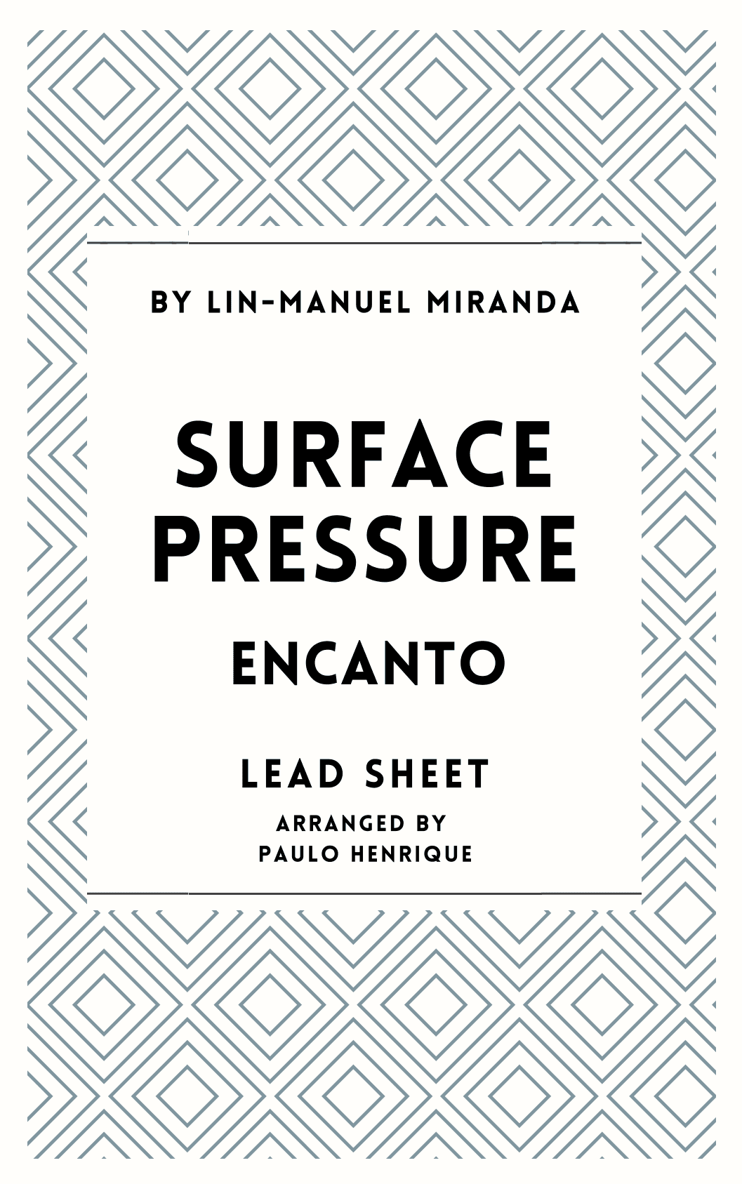 Surface Pressure (arr. Paulo Henrique)