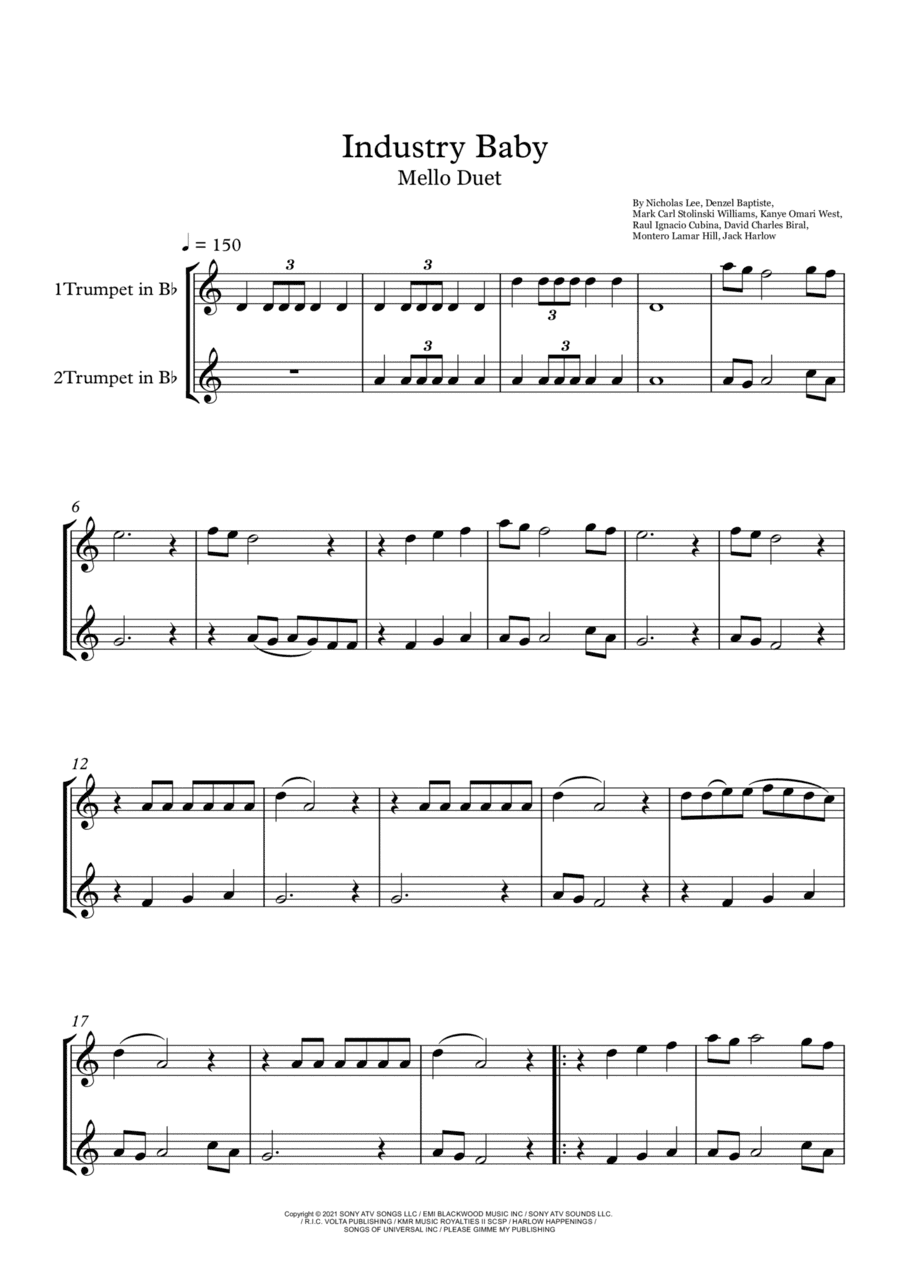 Industry Baby (arr. Rebeca Goncalves)