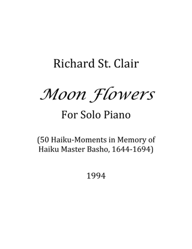 Moon Flowers for Solo Piano (1994)