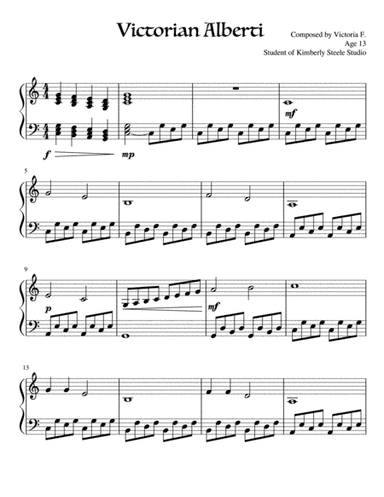 Victorian Alberti: Kimberly Steele Studio Student Composer Series