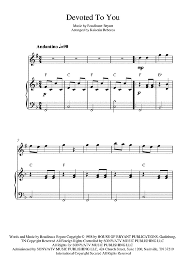 Devoted To You (arr. Kaiserin Rebecca)