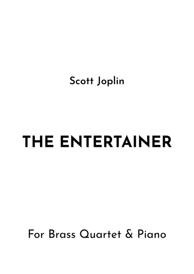 The Entertainer (arr. Jireh J.)