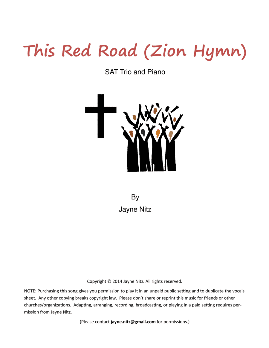 This Red Road (SAT Trio and Piano)