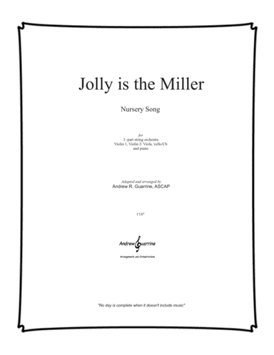Jolly Is The Miller (arr. Andrew R. Guarrine)