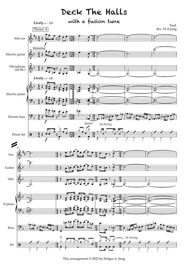 Deck The Halls (arr. Holger A. Jung)