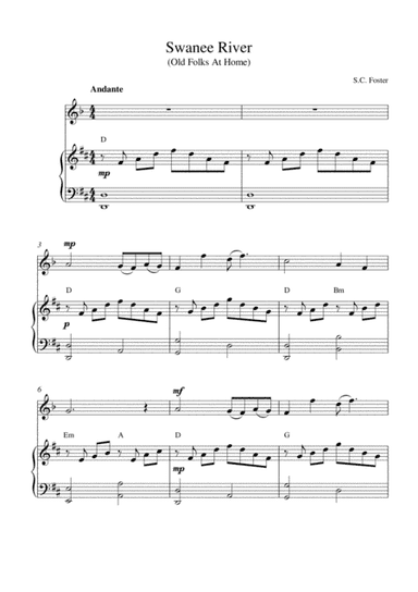Swanee River (Old Folks at Home) (arr. Kaiserin Rebecca)