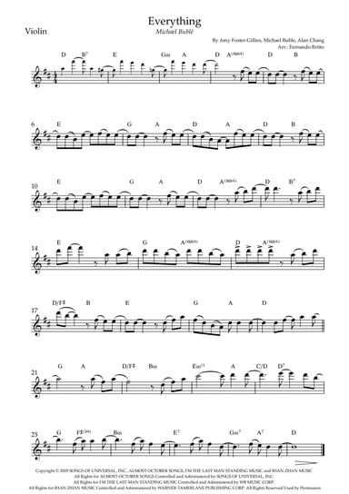 Everything (arr. Fernando Britto)