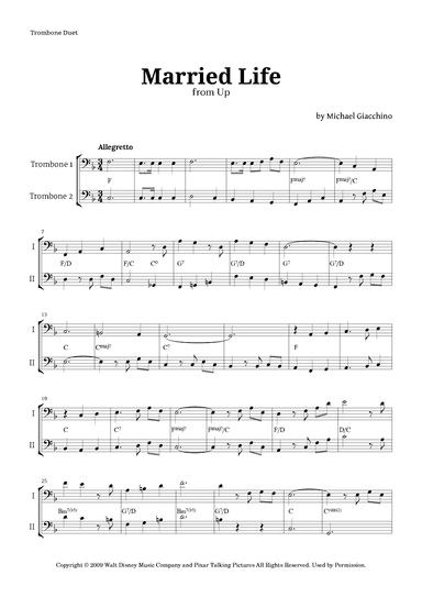 Married Life (arr. Langanho)