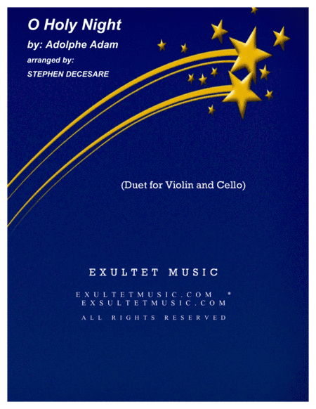 O Holy Night (Duet for Violin and Cello) (arr. Stephen DeCesare)