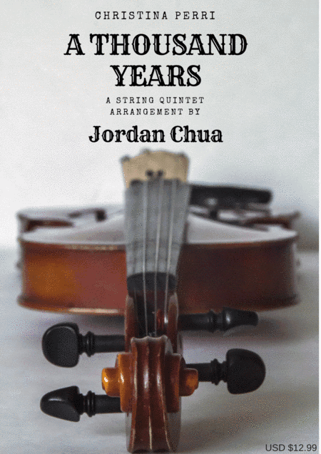 A Thousand Years (arr. Jordan Chua)