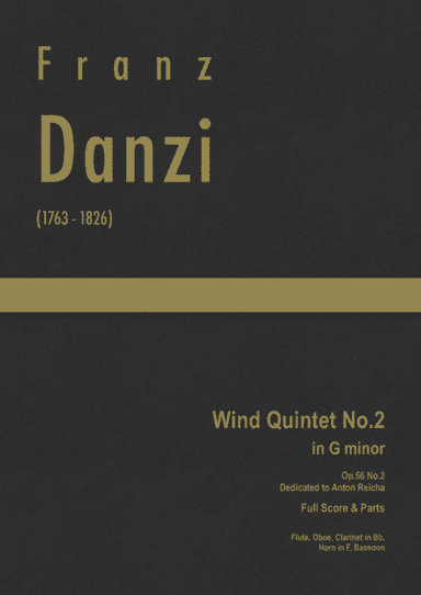 Danzi - Wind Quintet No.2 in D minor, Op.56 No.2 (arr. J.G. Cucó Barber)