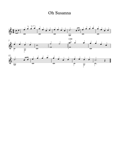 Oh Susanna (arr. Milan Mitic)