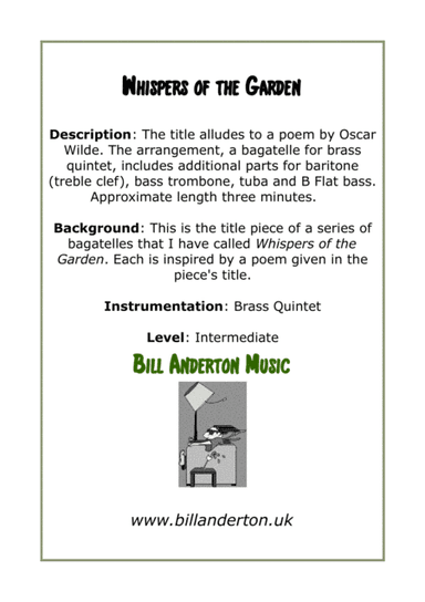 Whispers of the Garden (arr. Bill Anderton)