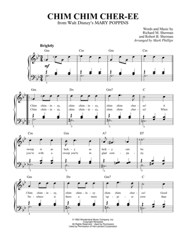 Chim Chim Cher-ee from Walt Disney's MARY POPPINS (arr. Mark Phillips)