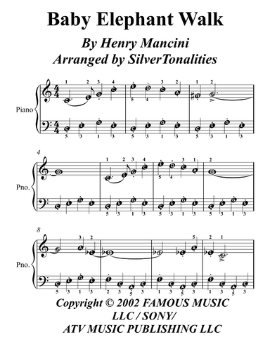 Baby Elephant Walk (arr. SilverTonalities)