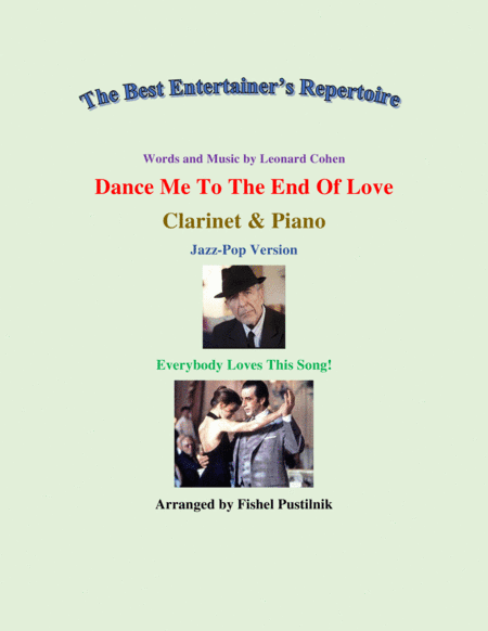 Dance Me To The End Of Love (arr. Fishel Pustilnik)
