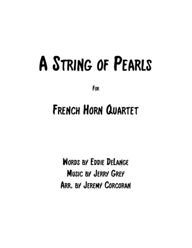 A String Of Pearls (arr. Jeremy Corcoran)