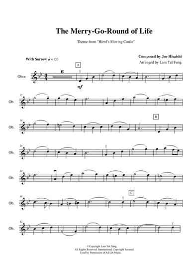 Merry-go-round Of Life (arr. Lam Yat Fung)