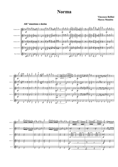 Norma Ouverture (arr. Marco Monitto)