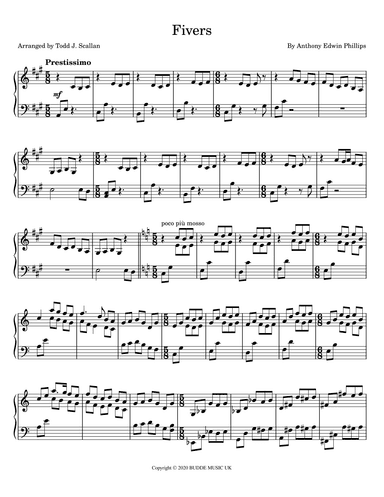 Fivers (arr. Todd J. Scallan)