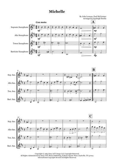 Michelle (arr. Kayleigh Huelin)
