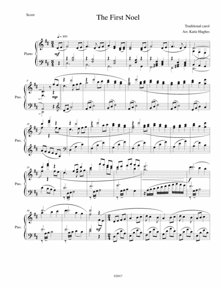 The First Noel (arr. Katie Hughes)