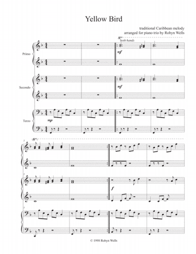 Yellow Bird (arr. Robyn Wells McDonnell)