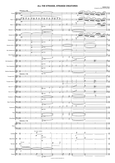 All The Strange Creatures (arr. John Ivor Holland)