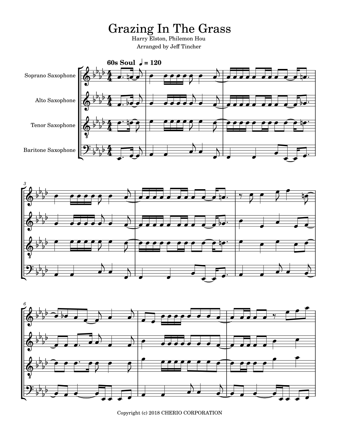 Grazing In The Grass (arr. Jeff Tincher)