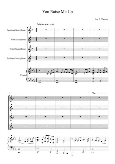 You Raise Me Up (arr. B. Thomas)