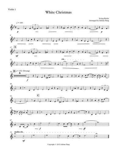 White Christmas (arr. Adrian Pang)