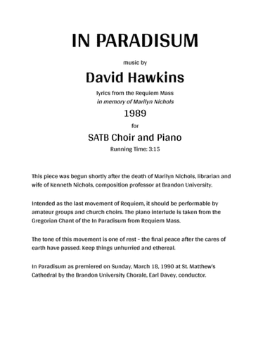 In Paradisum