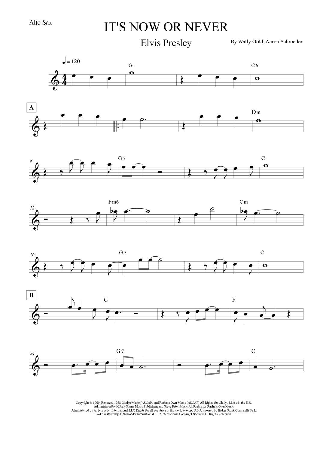 It's Now Or Never (arr. Leo Silva)