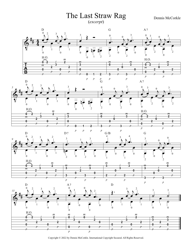 The Last Straw Rag (excerpt)