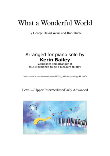 What A Wonderful World (arr. Kerin Bailey)