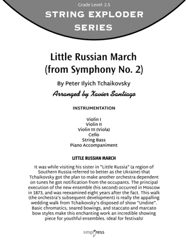 Little Russian March (from Symphony No. 2) (arr. Xavier Santiago)