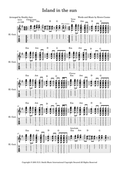 Island In The Sun (arr. Double Jays)