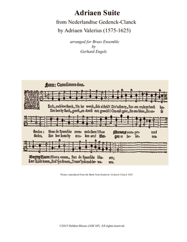 Adriaen Suite (arr. Gerhard Engels)