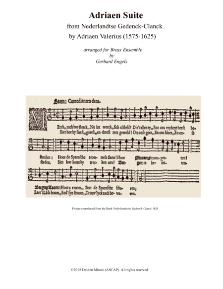 Adriaen Suite (arr. Gerhard Engels)