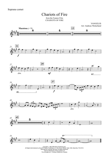 Chariots Of Fire  from the Feature Film CHARIOTS OF FIRE (arr. Andreas Wetterlund)
