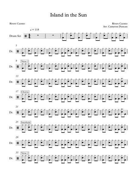 Island In The Sun (arr. Cameron Duncan)