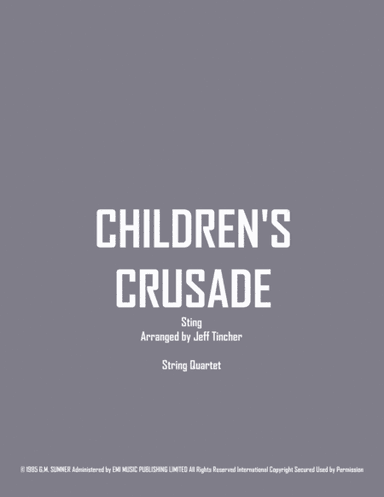 Children's Crusade (arr. Jeff Tincher)