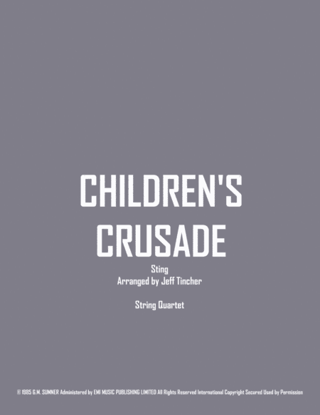 Children's Crusade (arr. Jeff Tincher)