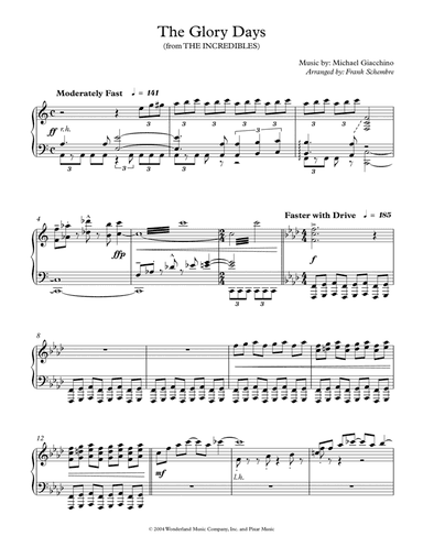 The Glory Days (arr. Frank Schembre)
