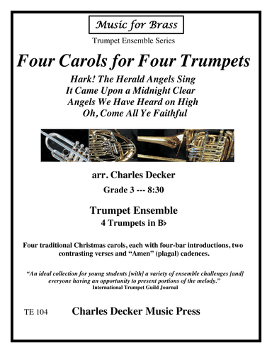 Four Carols for Four Trumpets (arr. Charles Decker)