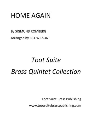 Home Again (arr. Bill Wilson)
