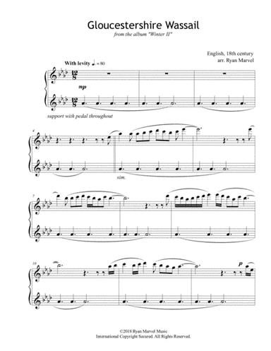Gloucestershire Wassail (arr. Ryan Marvel)