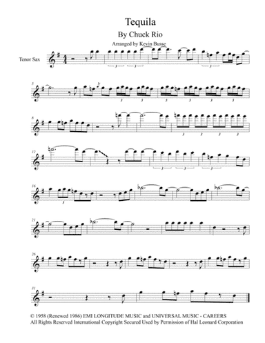 Tequila (arr. Kevin Busse)