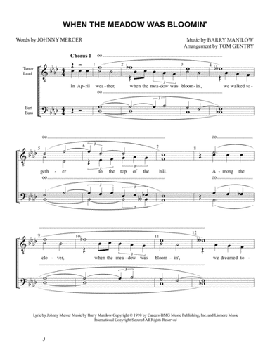 When The Meadow Was Bloomin' (arr. Tom Gentry)